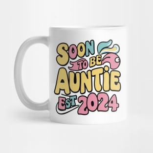 Soon To Be Auntie Est 2024 Mug